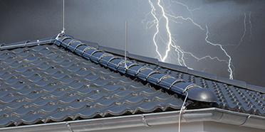 Äußerer Blitzschutz bei Elektro Haag in Niederwerrn