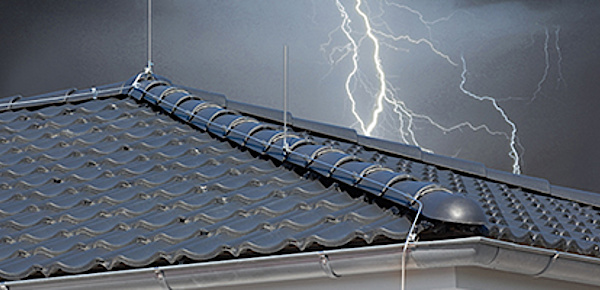 Äußerer Blitzschutz bei Elektro Haag in Niederwerrn